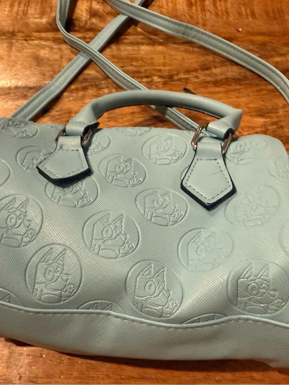 Bluey Light Blue Top Handle Convertible Bag